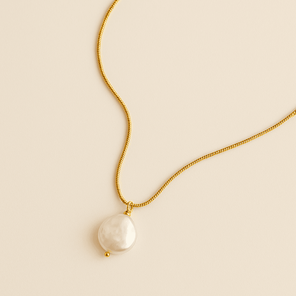 Luna Pearl Pendant Necklace – Elegant Pearl Jewelry view 2
