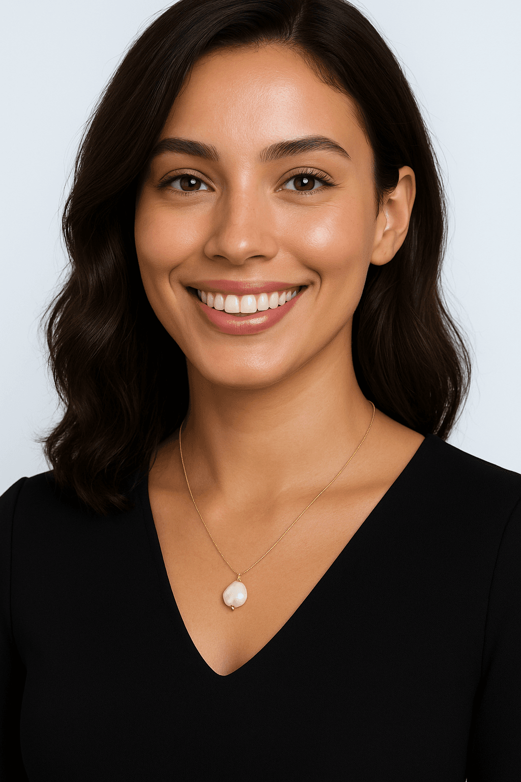 Luna Pearl Pendant Necklace – Elegant Pearl Jewelry view 4