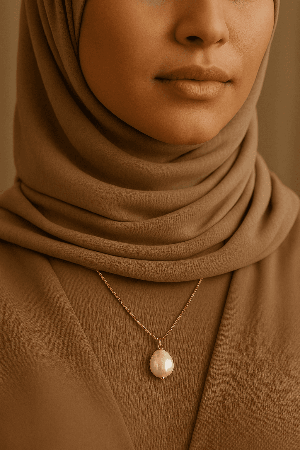 Luna Pearl Pendant Necklace – Elegant Pearl Jewelry view 3