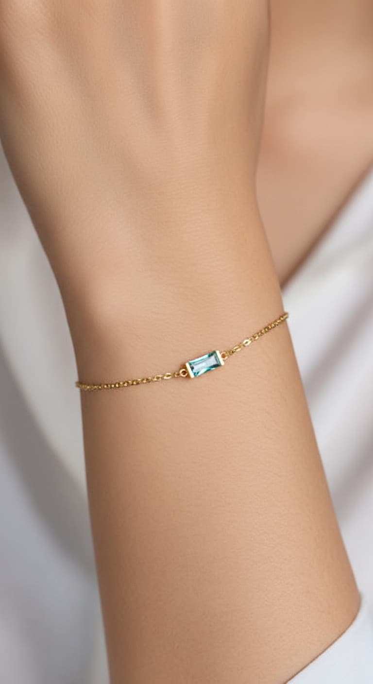 Sky Blue Serenity Bracelet – Calm & Balance Jewelry view 9