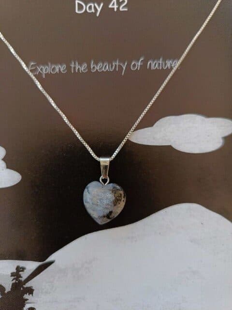 Labradorite Heart Necklace – Stone of Transformation & Intuition view 12