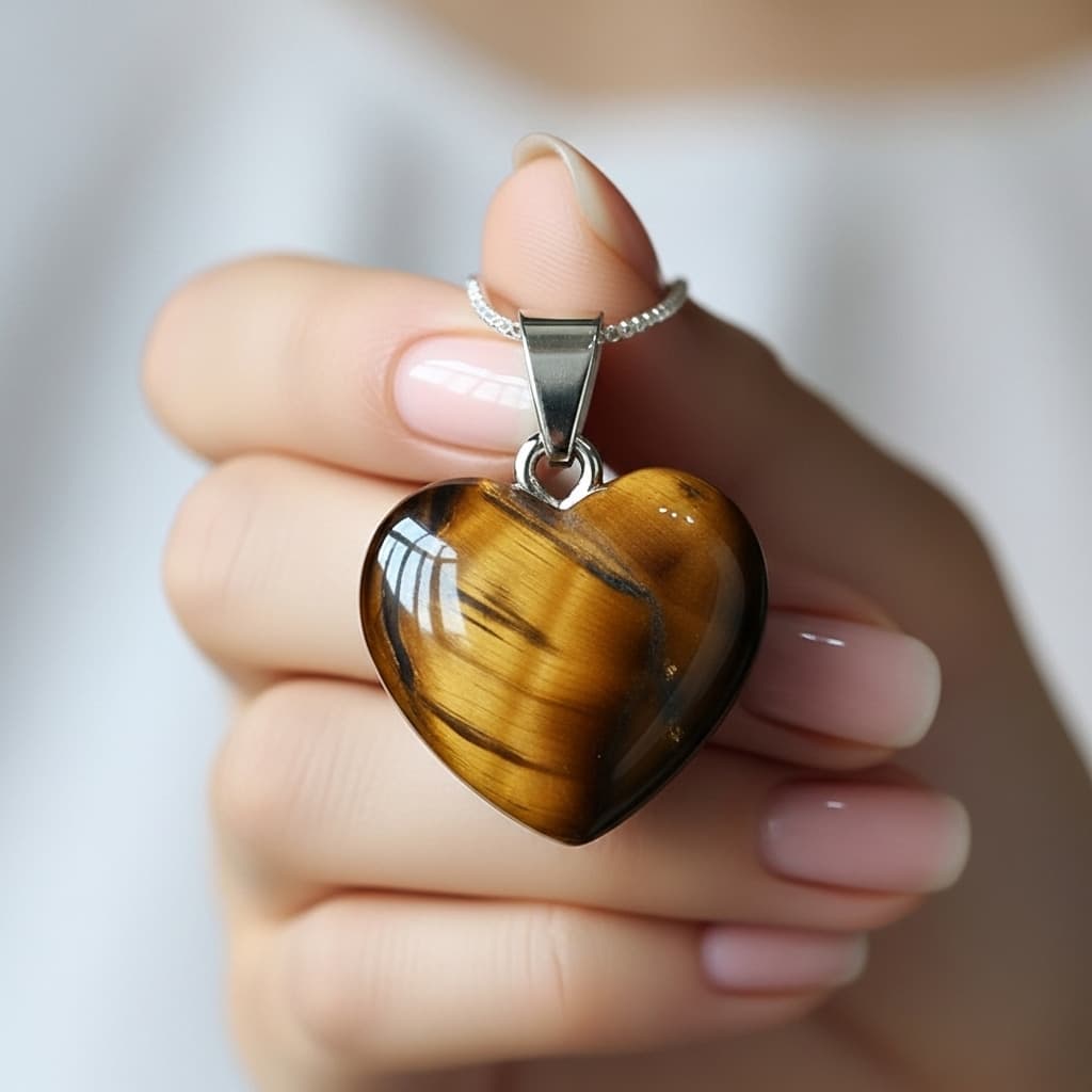 Tiger Eye Pendant – Courage & Protection Stone view 2