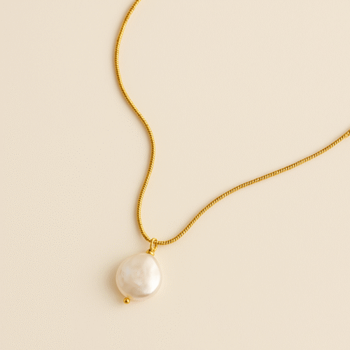 Luna Pearl Pendant Necklace – Elegant Pearl Jewelry