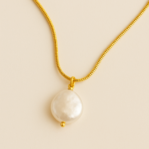 Luna Pearl Pendant Necklace – Elegant Pearl Jewelry