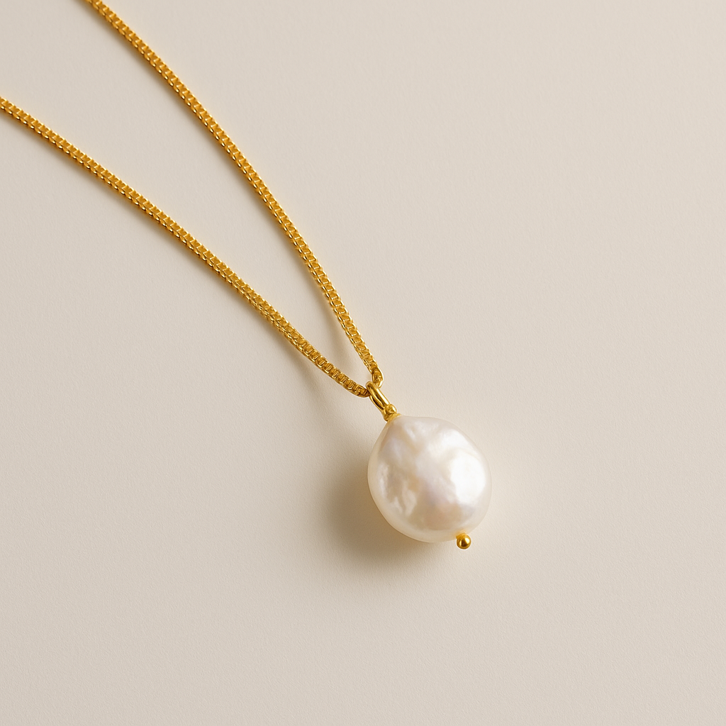Luna Pearl Pendant Necklace – Elegant Pearl Jewelry