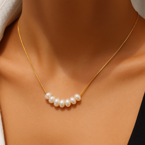 Aurora Pearl Necklace – Elegant Freshwater Pearl Jewelry