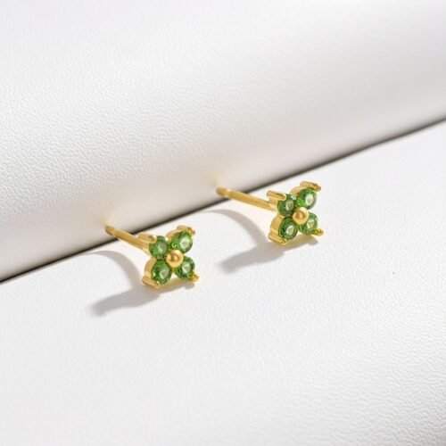 Emerald Stud Earrings – Renewal & Elegance Jewelry