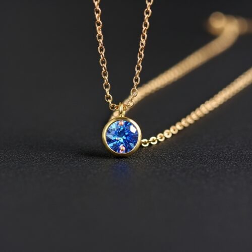 Light Sapphire Necklace – Serenity & Elegance