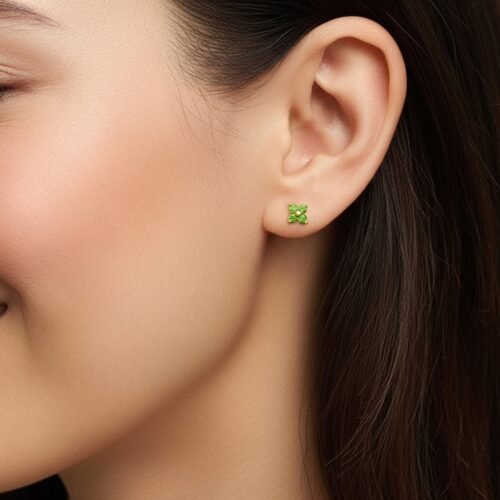 Emerald Stud Earrings – Renewal & Elegance Jewelry
