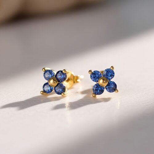 Sapphire Stud Earrings – Wisdom & Elegance Jewelry