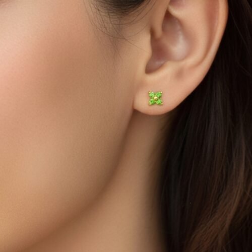 Emerald Stud Earrings – Renewal & Elegance Jewelry