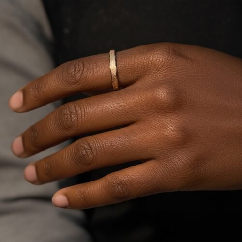 Rose Gold Sparkle Ring – Stainless Steel Luxury Band