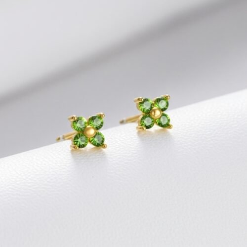 Emerald Stud Earrings – Renewal & Elegance Jewelry