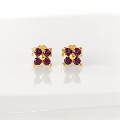 Ruby Stud Earrings – Passion & Elegance Jewelry