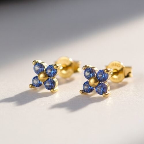 Sapphire Stud Earrings – Wisdom & Elegance Jewelry