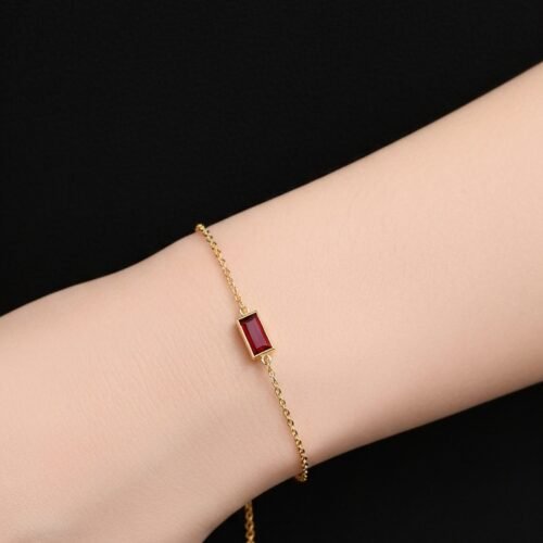 Volcano Bracelet – Fiery Red Stone Jewelry