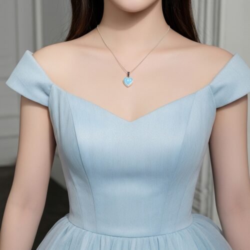 Opal Heart Necklace – Stone of Inspiration & Love